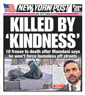 Cover of New York Post