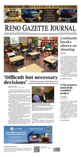 Cover of Reno Gazette Journal