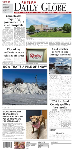 Cover of Shelby Daily Globe