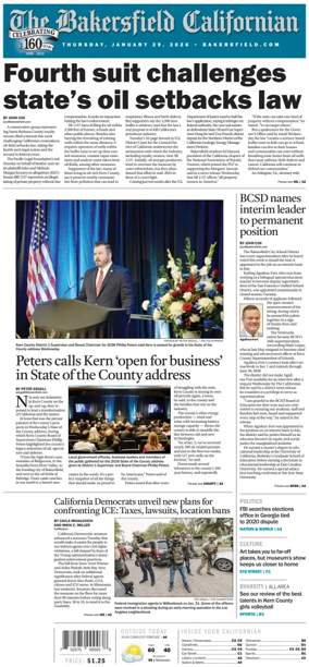 Cover of The Bakersfield Californian