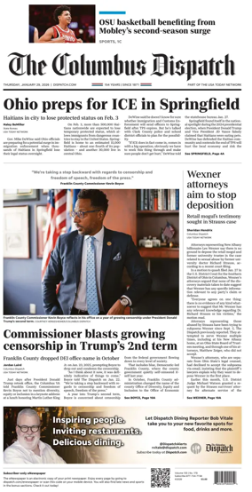 Cover of The Columbus Dispatch