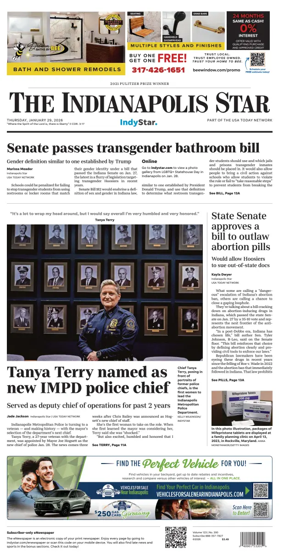 Cover of The Indianapolis Star