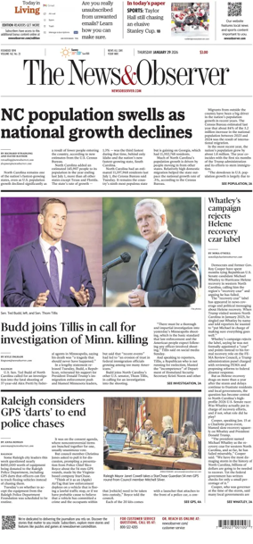 Cover of The News & Observer