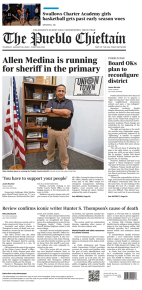 Cover of The Pueblo Chieftain