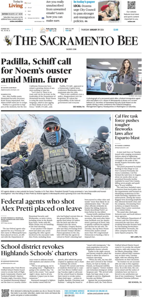 Cover of The Sacramento Bee