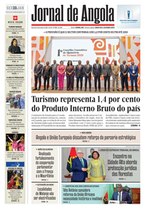 Cover of Jornal de Angola