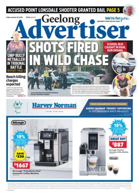 Cover of Geelong Advertiser