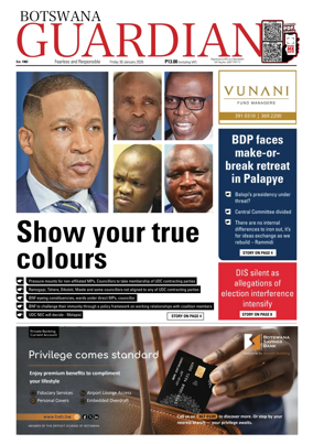 Cover of Botswana Guardian
