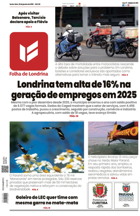 Cover of Folha de Londrina
