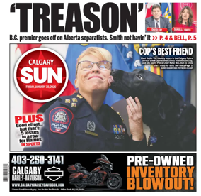 Cover of Calgary Sun