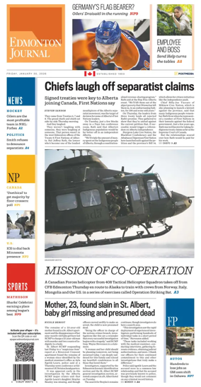 Cover of Edmonton Journal