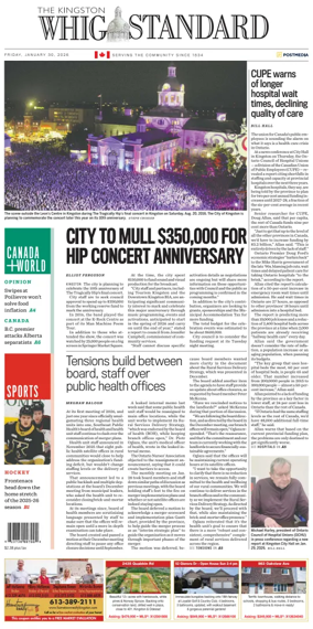 Cover of Kingston Whig-Standard