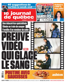 Cover of Le Journal de Quebec