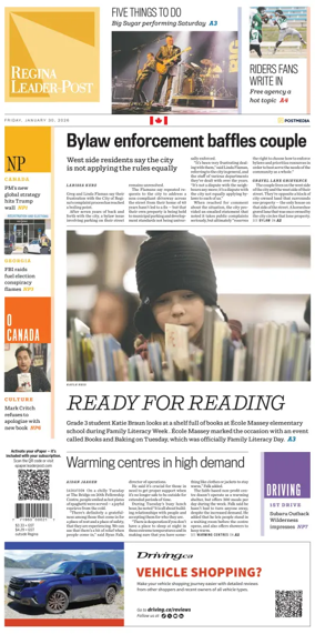 Cover of Regina Leader-Post