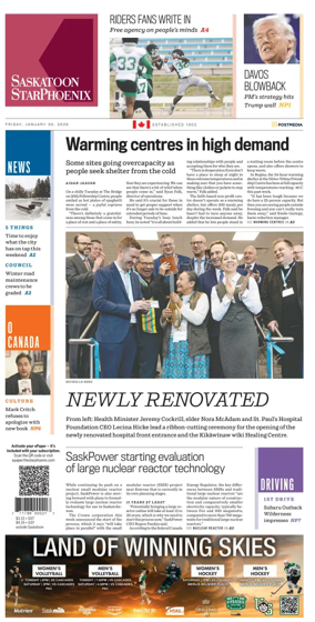 Cover of Saskatoon StarPhoenix