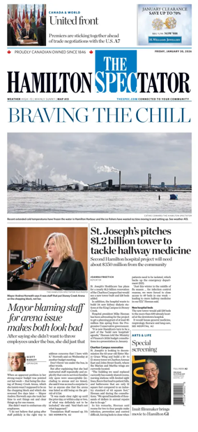Cover of The Hamilton Spectator
