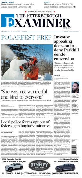 Cover of The Peterborough Examiner
