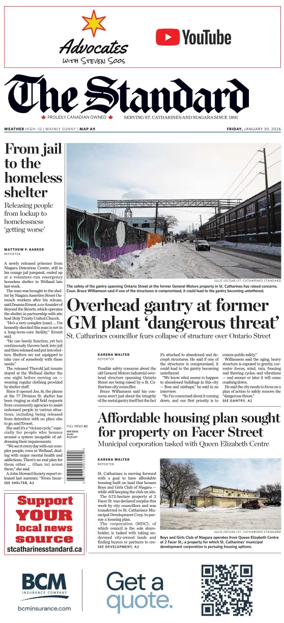 Cover of The Standard (St. Catharines)