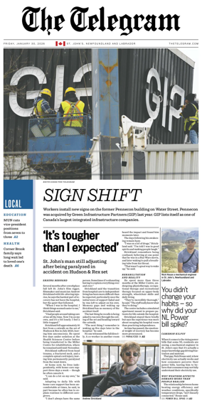 Cover of The Telegram (St. John's)