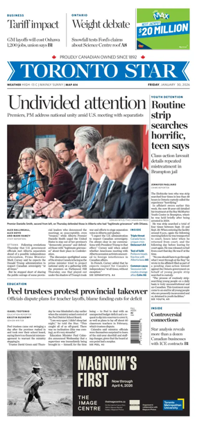 Cover of Toronto Star