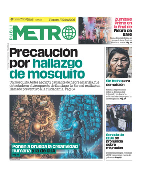 Cover of Publimetro Chile