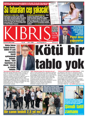 Cover of Kibris Gazetesi