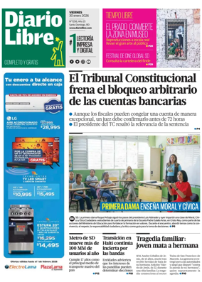 Cover of Diario Libre (Republica Dominicana)