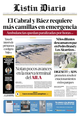 Cover of Listin Diario