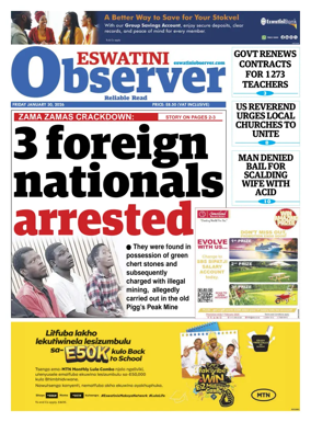 Cover of Eswatini Observer