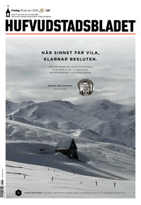 Cover of Hufvudstadsbladet