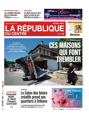 Cover of La Republique du Centre (Orleans - Loiret))