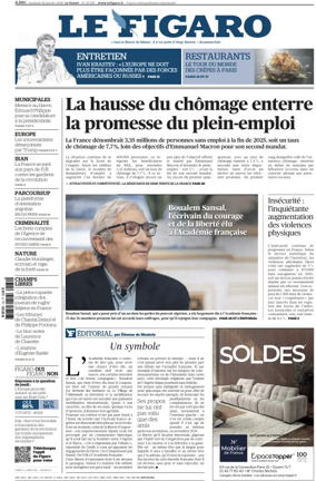 Cover of Le Figaro