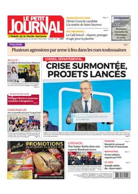 Cover of Le Petit Journal - L'hebdo du Pays Toulousain