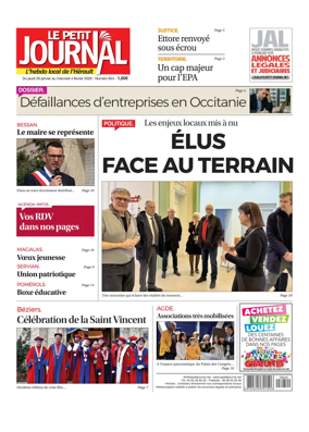 Cover of Le Petit Journal - L'hebdo local de l'Herault