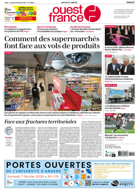Cover of Ouest France (Cholet)