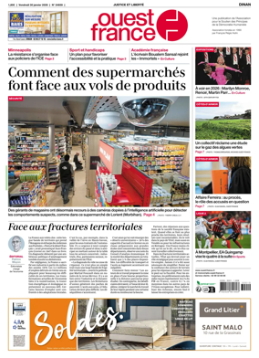Cover of Ouest France (Dinan)