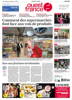 Cover of Ouest France (Mayenne)