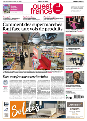 Cover of Ouest-France (Rennes Sud-Est)