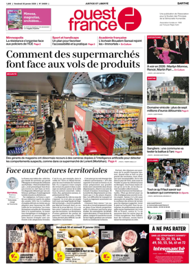 Cover of Ouest France (Sarthe)