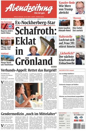 Cover of Abendzeitung Munchen