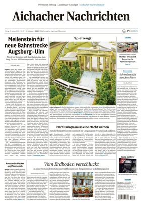 Cover of Aichacher Nachrichten