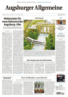 Cover of Augsburger Allgemeine (Land West)