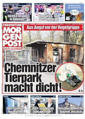 Cover of Chemnitzer Morgenpost