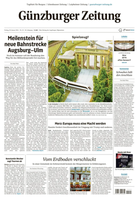 Cover of Guenzburger Zeitung