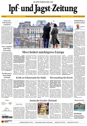 Cover of Ipf- und Jagst-Zeitung