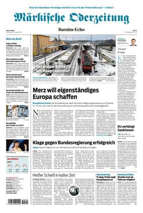 Cover of Markische Oderzeitung Eberswalde