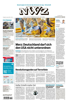 Cover of NWZ – Neue Wurttembergische Zeitung