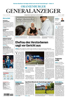 Cover of Oranienburger Generalanzeiger
