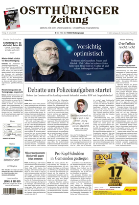 Cover of Ostthuringer Zeitung (Jena)