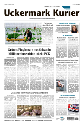 Cover of Prenzlauer Zeitung